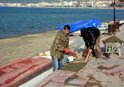 Çandarlı’da Sahil Boyu Kış Bakımı