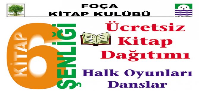 Foça Kitap Şenliği’nin 6. Kez Düzenleniyor