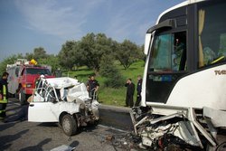 Foça'da Trafik Kazası