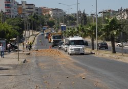 Hafriyat Karayolu Kapattı